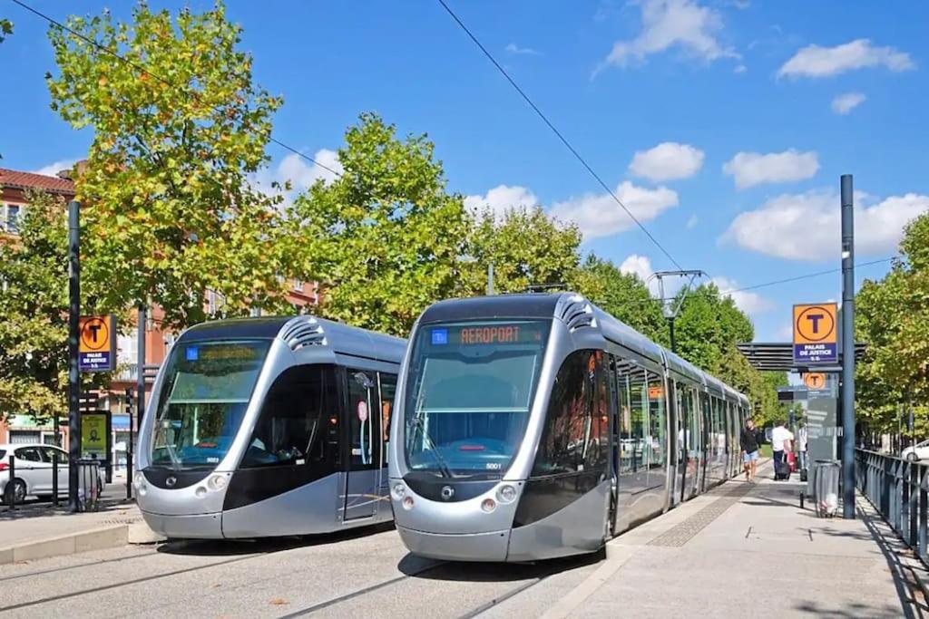 Le Studio Jardin D'Eden Metro Palais De Justice Lejlighed Toulouse Eksteriør billede